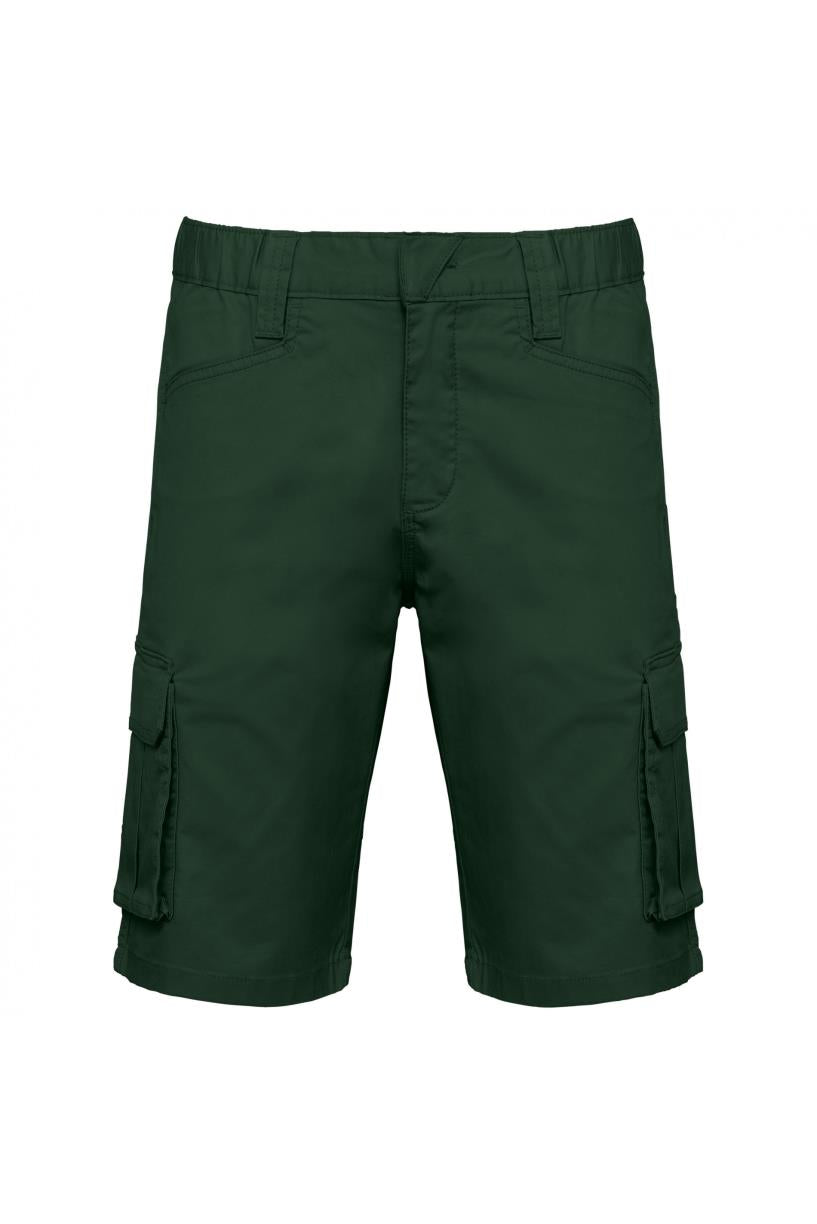 Eco-friendly heren bermuda met meerdere zakken