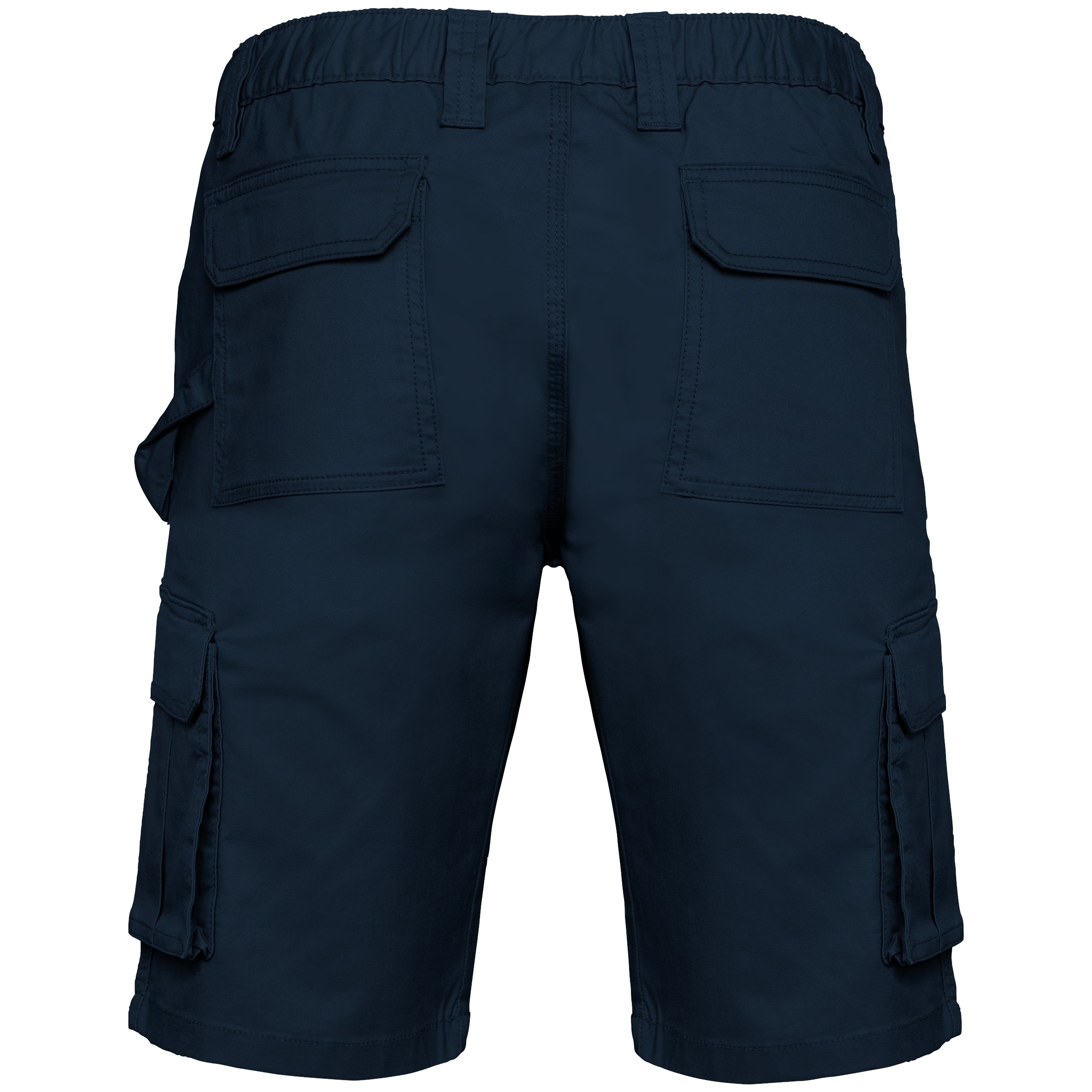 Eco-friendly heren bermuda met meerdere zakken