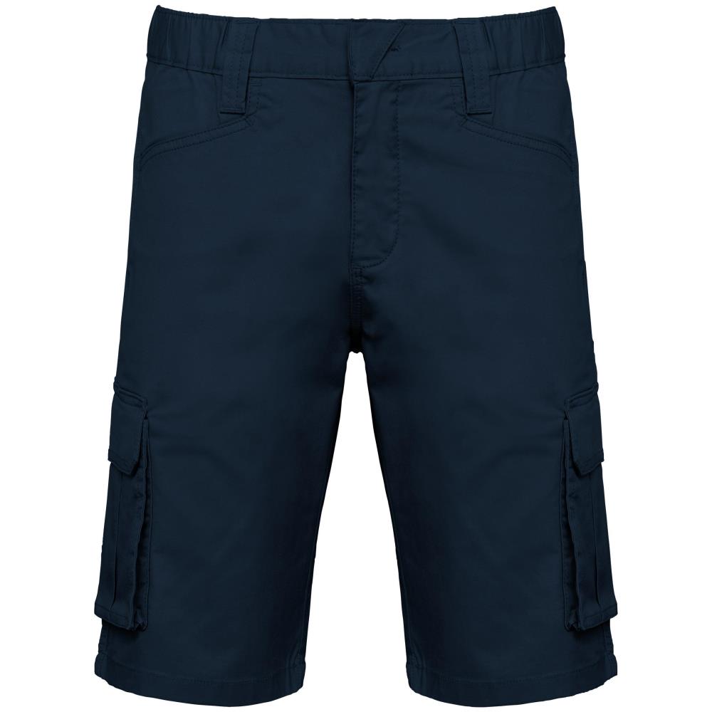 Eco-friendly heren bermuda met meerdere zakken
