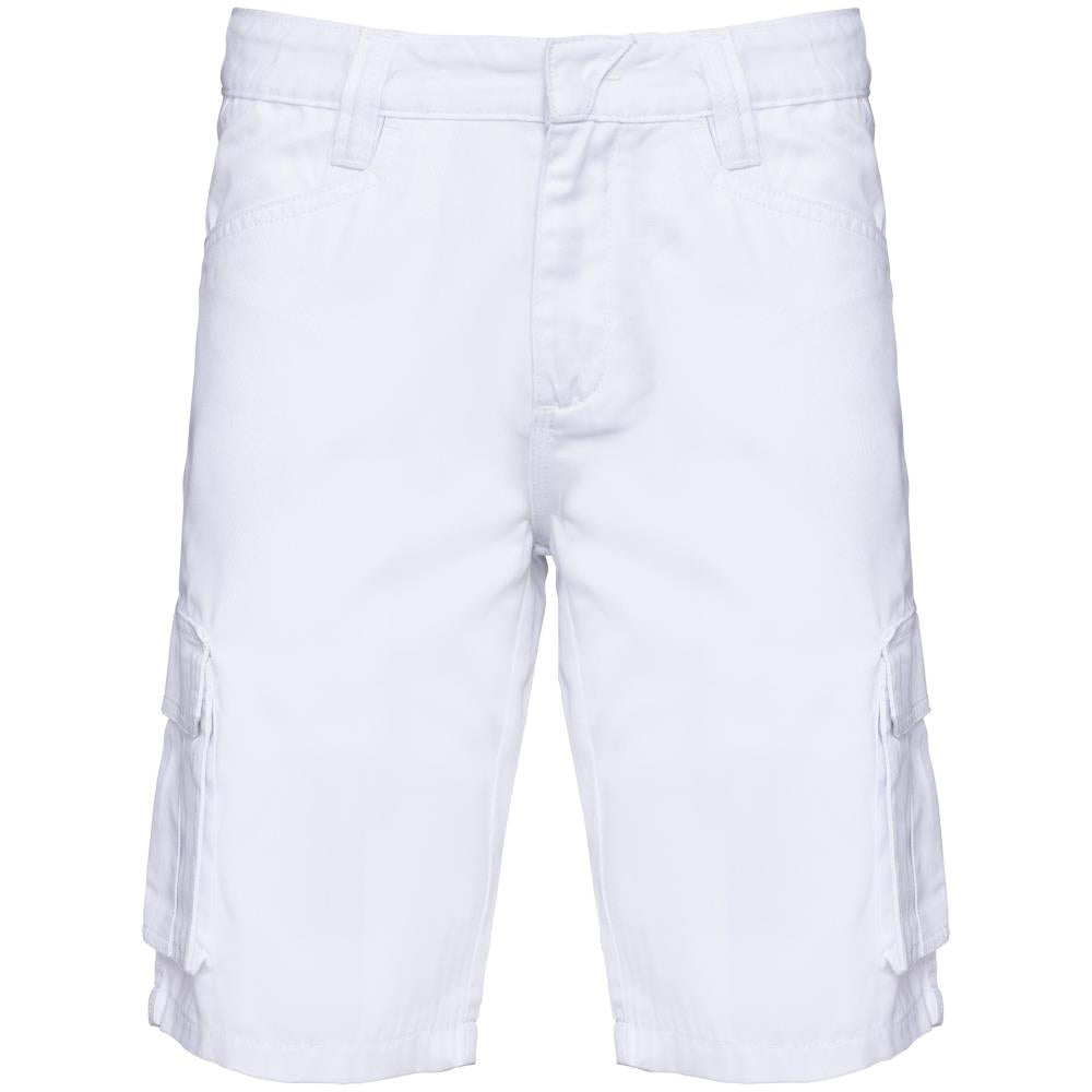 Eco-friendly heren bermuda met meerdere zakken