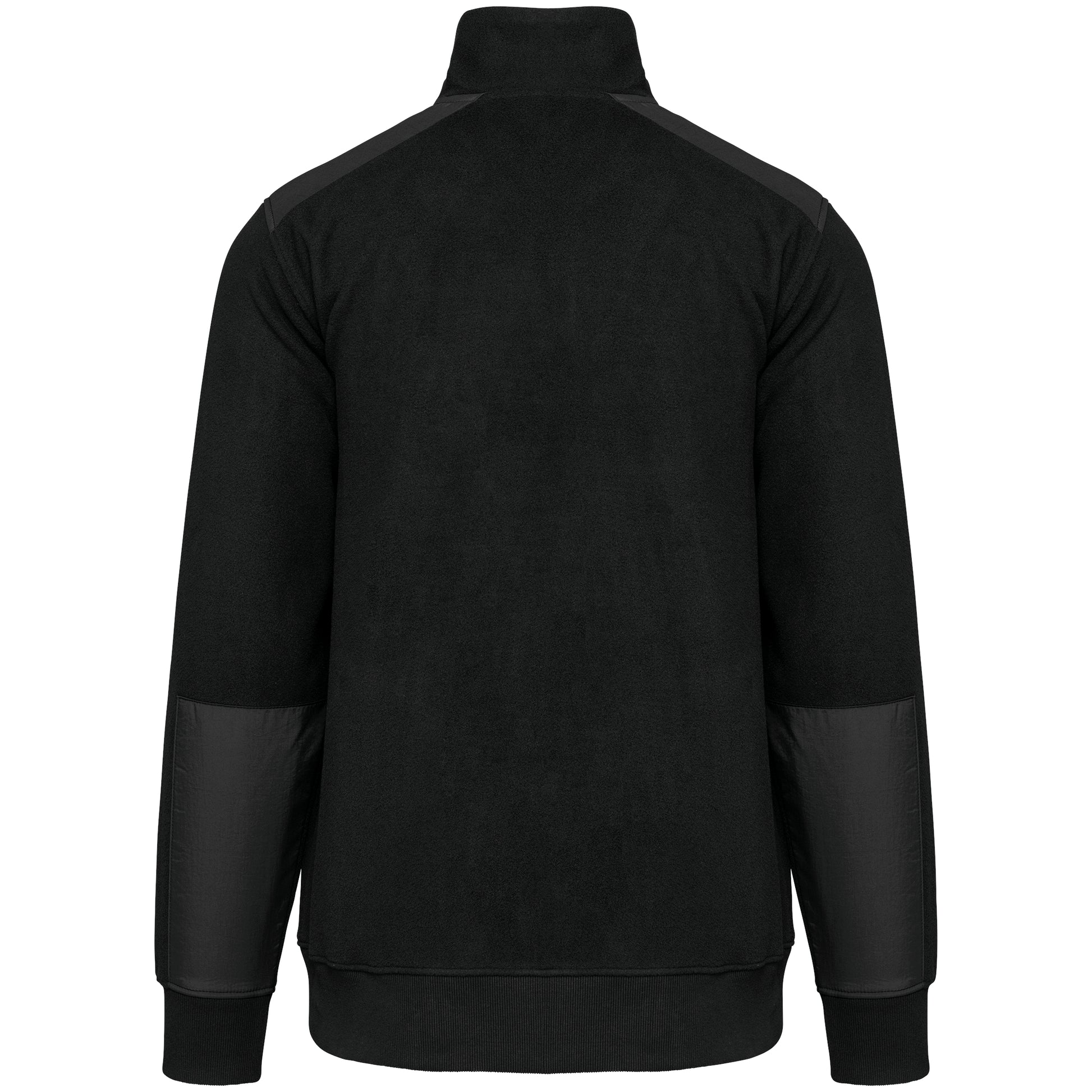 Eco-friendly fleece met ritskraag unisex