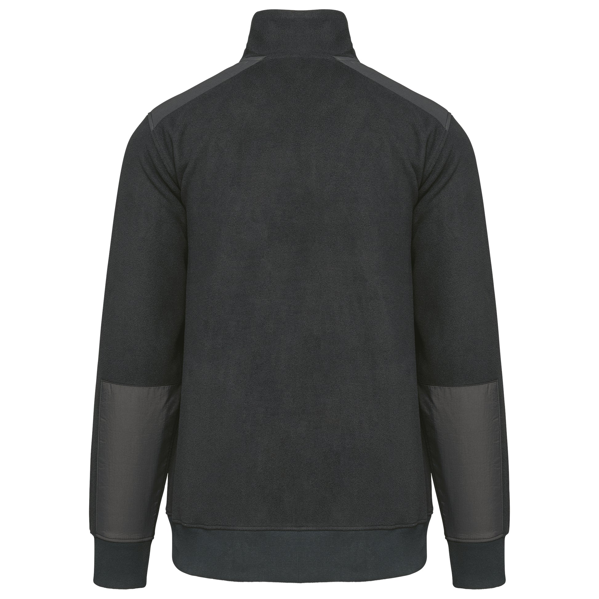 Eco-friendly fleece met ritskraag unisex