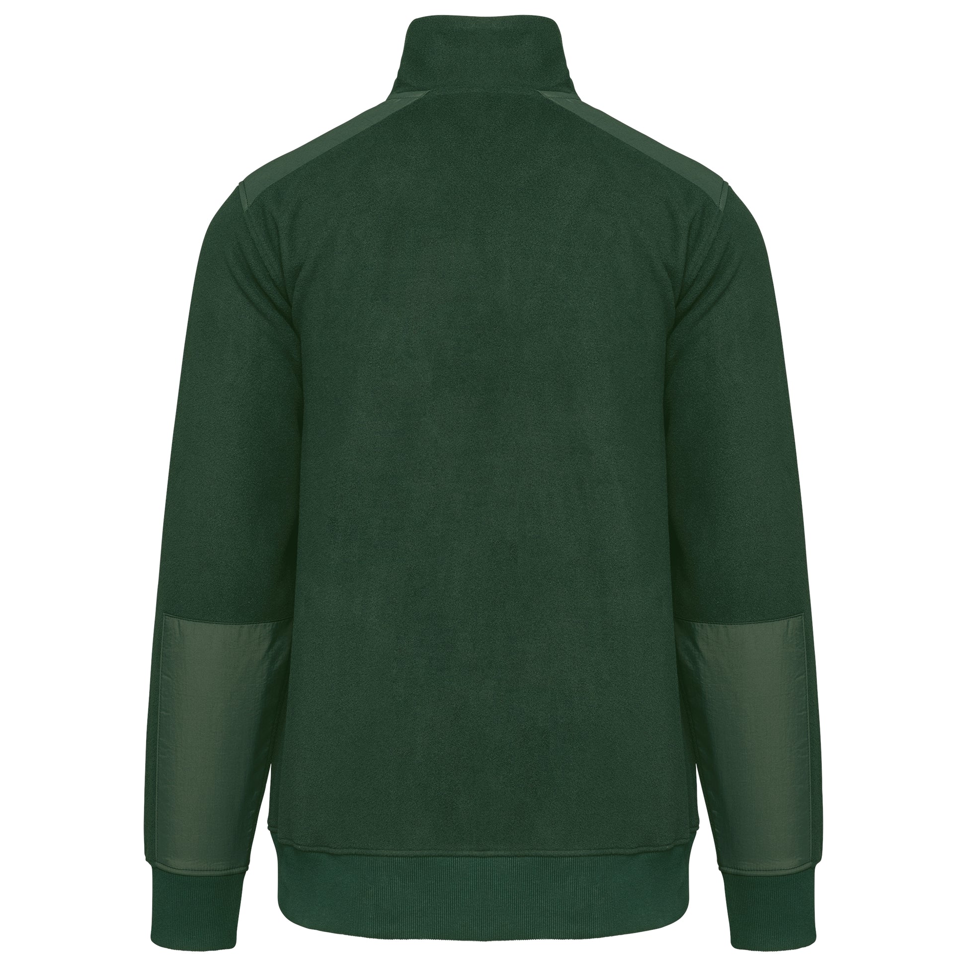 Eco-friendly fleece met ritskraag unisex
