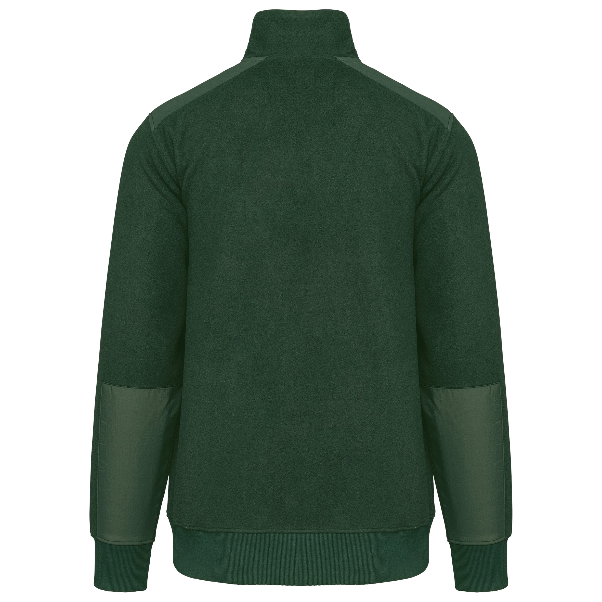 Eco-friendly fleece met ritskraag unisex