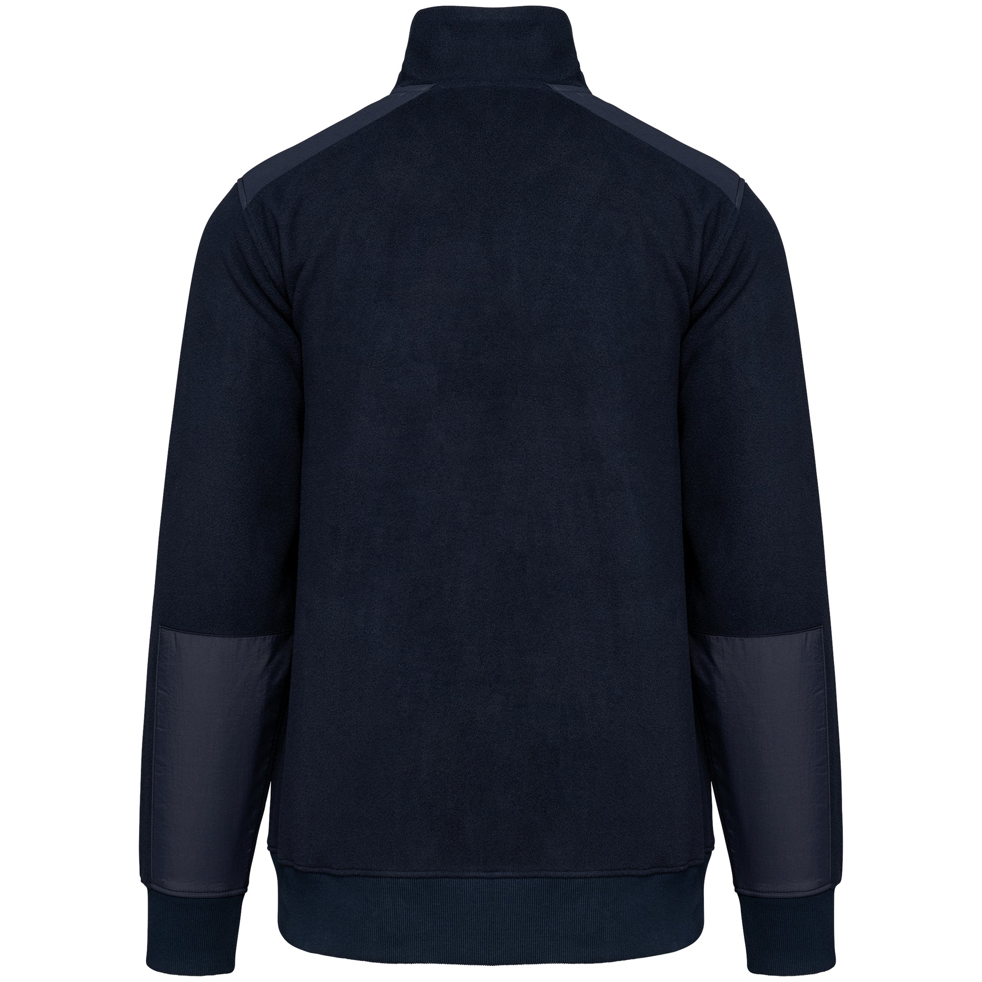 Eco-friendly fleece met ritskraag unisex