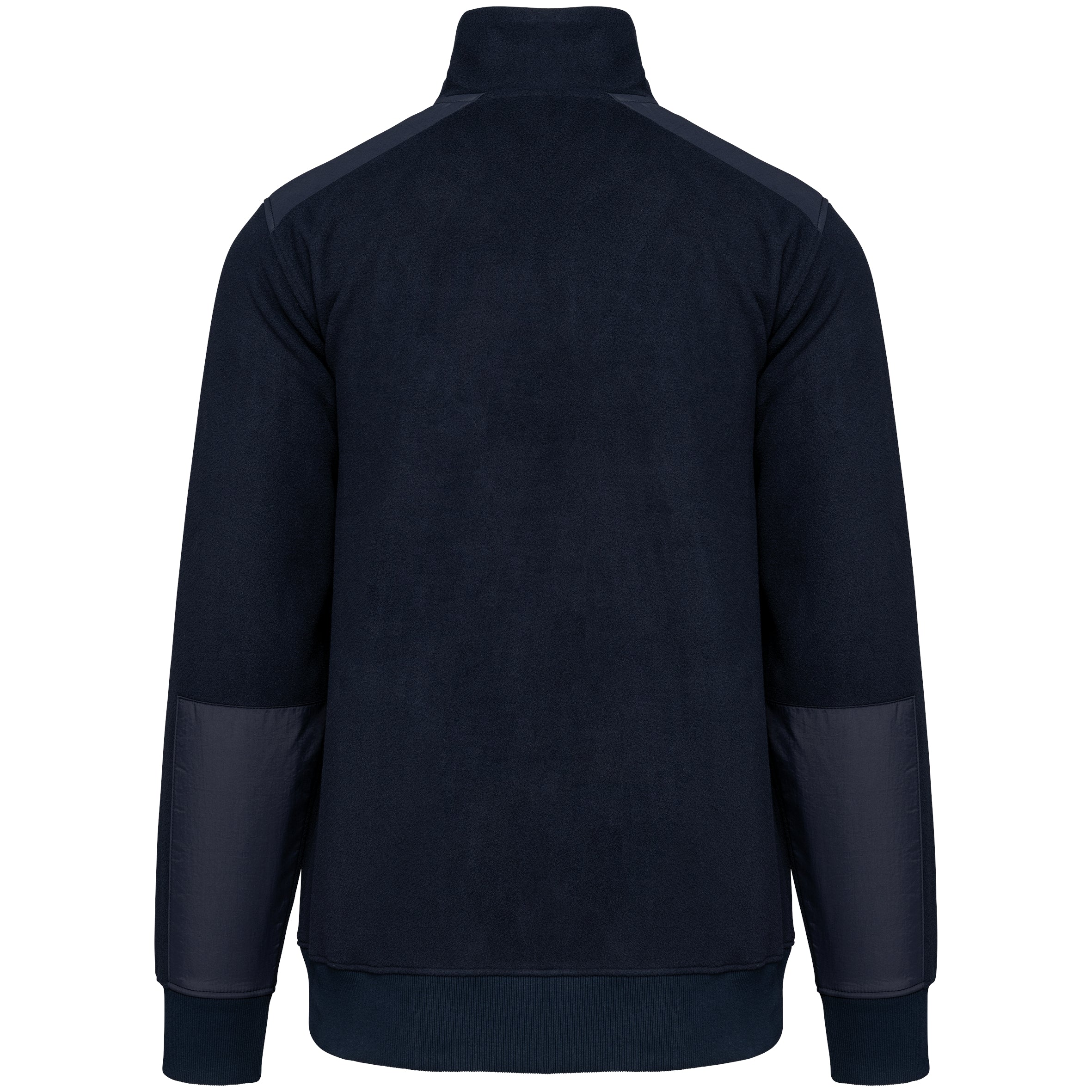 Eco-friendly fleece met ritskraag unisex