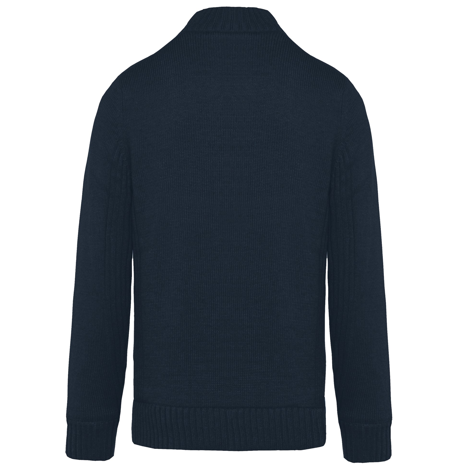 Met fleece gevoerde herencardigan.
